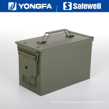 . 50 Cal Metal Bullet Box Ammo Box for Gun Safe